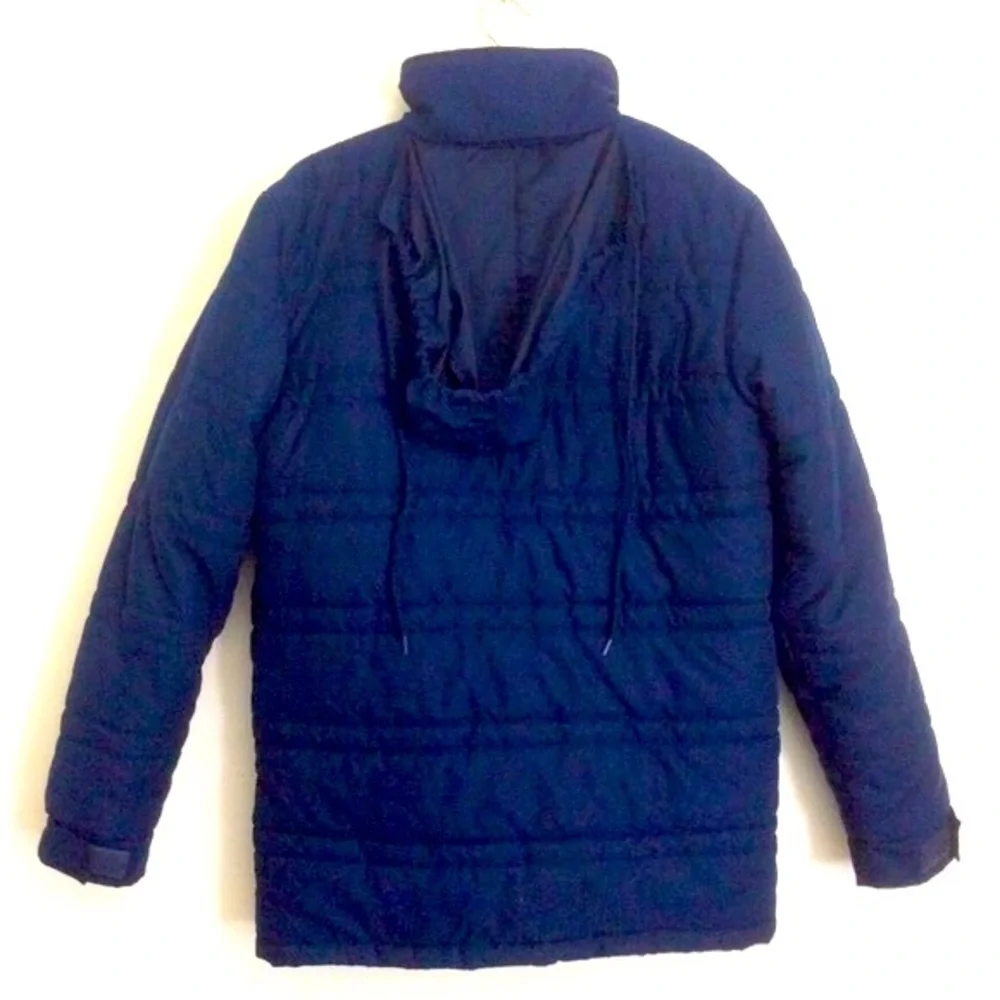 Adidas 06’ Three Stripe Insulated Quilted Puffer Hooded Coat Sz S